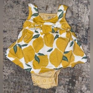 Carter's Yellow Lemon Print Dress